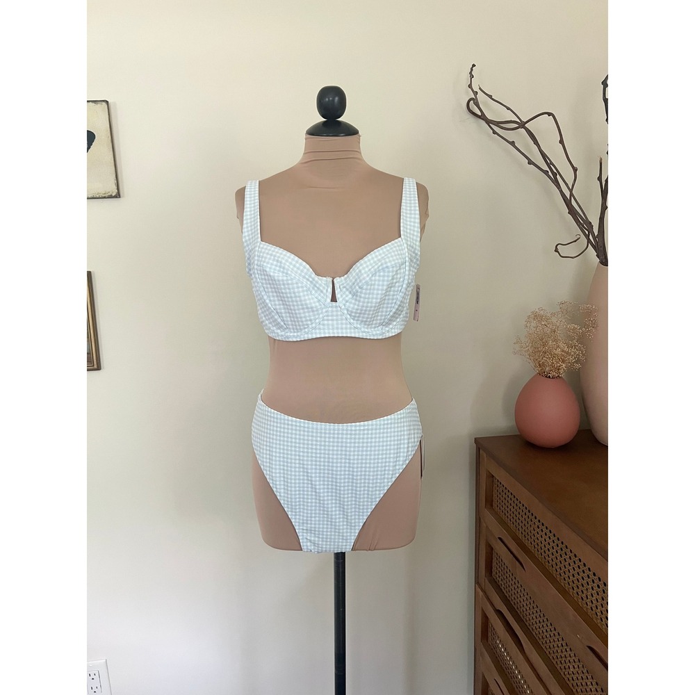Victorias Secret Gingham Balconette Bikini Set
